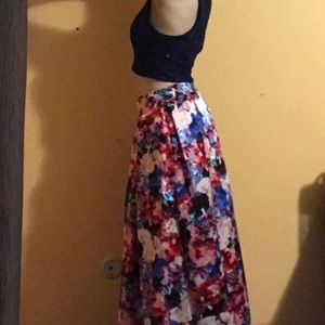 Lovely Floral Prom Dress